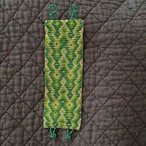 Seed bead bracelet
